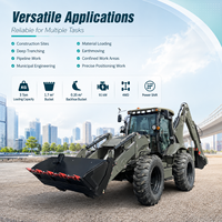 Chargeuse-pelleteuse LOGWAY à délai de livraison court, capacité de godet de 1,7 m³, machine polyvalente pour le chargement de matériaux