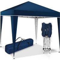 ABCCANOPY 3x3m PVC Tente de réception pliable portable pour balcon et abri de jardin
