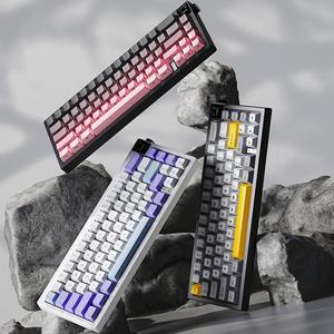 High-bright Wear-resistant TFT-<strong>color</strong> Screen Ajazz AK650 Tri-mode Wireless Mechanical Keyboard With Screen <strong>Knob</strong> RGB Light - Product Image 2