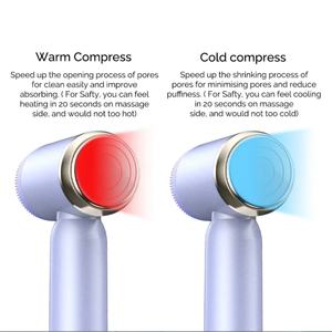 Brosse nettoyante visage électrique en silicone, étanche, pour le nettoyage des pores, masseur sonique rotatif, best-seller - Product Image 6