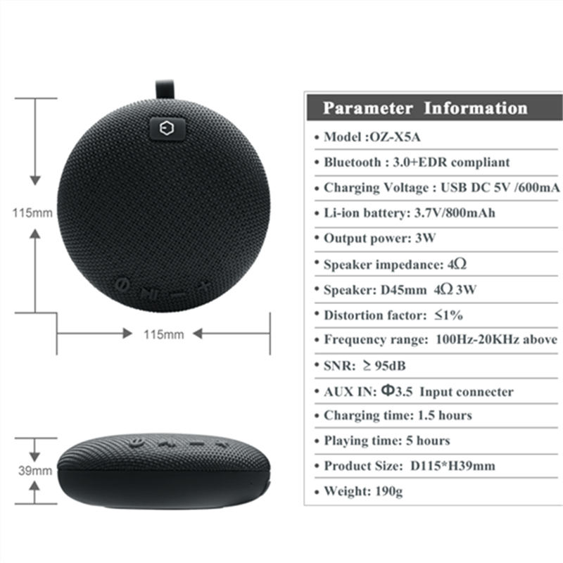 Mini Bluetooth Speaker Portable, Wireless Waterproof