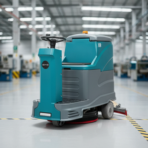 Fregadora de Pisos de Alta Presión GIYO X8 Eléctrica y sin Vibraciones con Ancho de Limpiador de 900 mm y Equilibrio de 230 kg para Laboratorios de Precisión - Product Image 1