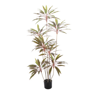 Dense Offre Spéciale meilleur prix Home Decor Arbre Cordyline artificiel multicolore avec pot en plastique pour porche - Product Image 4