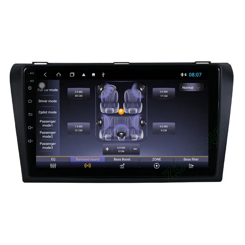 Autoradio Android 10, écran tactile, navigation GPS, vidéo, WiFi, pour voiture Mazda 3 (4.0, 2009, 2010, 2011, 2012)
