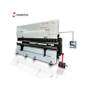 HANSITUO ไฟฟ้า CNC เครื่องกดเบรกไฮดรอลิก 600t 6000mm พร้อม DA53T