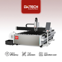 Machine de découpe laser CNC économique DXTECH 1500x3000 1500 Watt pour tuyaux, tôles de fer et acier inoxydable