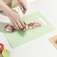 Hoge Transparantie PP Mini Snijdplank Sets Dubbelzijdig Plastic voor Keuken Babyvoeding en Fruit Draagbaar Reizen Kamperen 3 Stuks