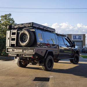 2025 Rv Truck Camper Caja de herramientas de aluminio Cuerpo de toldo montado en chasis con cajas para perros - Product Image 3