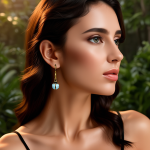 Boucles d'oreilles pendantes tendance YE200-S140-18912-LS - Product Image 3