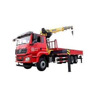 รถบรรทุกติดเครน Shacman Delong 6*4 12 ตัน สำหรับงานก่อสร้าง ยก ขนส่ง และโลจิสติกส์ - Product Image 1