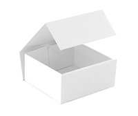 Boîte cadeau rigide magnétique écologique personnalisée, imperméable, avec poignée en ruban et doublure en éponge, boîte pliante de luxe pour l'emballage