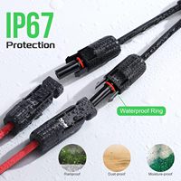 Connecteur de câble solaire en Y 30A, adaptateur parallèle 1 vers 2 H1Z2Z2-K, câble PV pour système de panneaux solaires