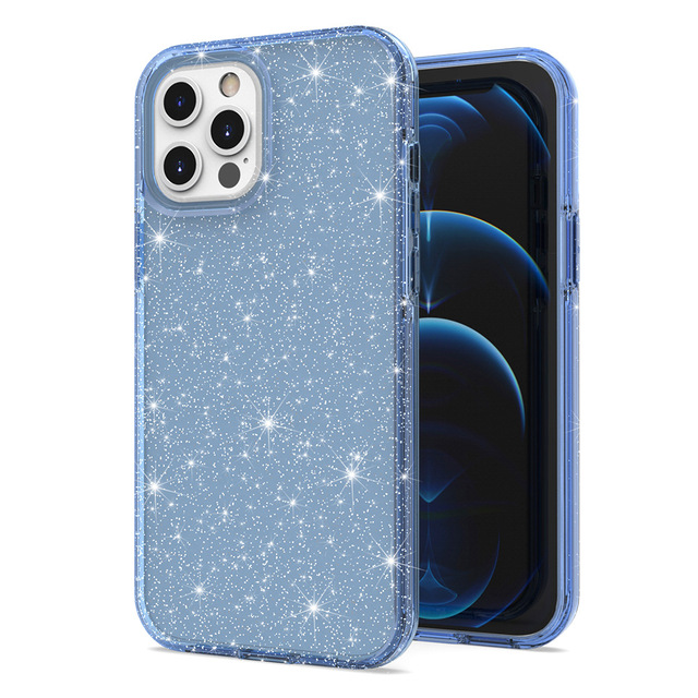 Combo 2in1 Hot Selling Phone case for iphone 14 Pro Max Design for Phone Fashion Bling Glitter Phone Case