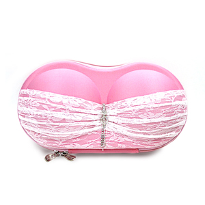 Étuis de rangement pour soutien-gorge personnalisés avec logo imprimé, sacs de transport pour femme, étui pour soutien-gorge en EVA - Product Image 2