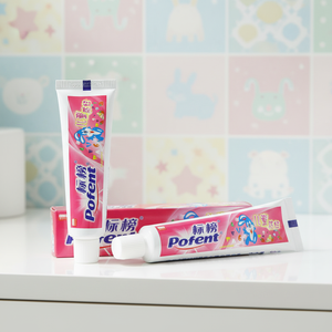 Wholesale OEM 50g Fresh Strawberry Anti Cavity Kids <strong>Toothpaste</strong> <strong>Pink</strong> Crystal Clean Tooth Stains Oral Care Gums Healthy <strong>Toothpaste</strong> - Product Image 2