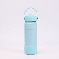 Nouveau Gobelet Isotherme Double Paroi en Acier Inoxydable Anti-Fuite Sans BPA 20oz avec Poignée et Paille – Vente Flash