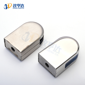 Phòng ngủ phần cứng kính phân vùng cửa lan can phụ kiện kính không khung kẹp khung kính kệ Clip chân đế chủ - Product Image 6