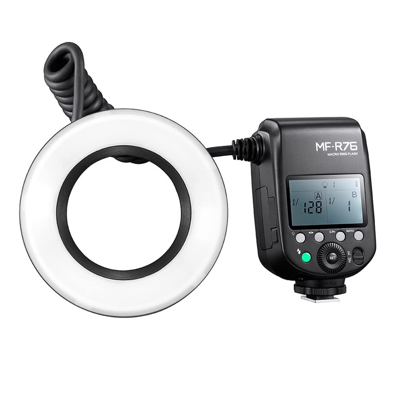 Godox MF-R76マクロリングフラッシュ5000KリングLEDライトキヤノン