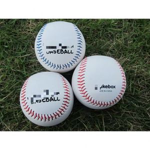 Balle de baseball personnalisée en caoutchouc PU, pour jeunes et professionnels, taille standard, blanc pur, sans motif, douce, légèrement élastique - Product Image 5