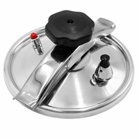 Autocuiseur à pression en alliage d'aluminium antidéflagrant, type à garniture, pour cuisinière à gaz à flamme nue, usage domestique et commercial