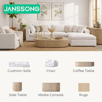 Juego de Sofás de Lujo para Vestíbulo de Hotel, Sofá Cama Moderno para Sala de Estar de Villa, Sofá Cama Cómodo para Sala de Estar, Muebles de Interior para Resort