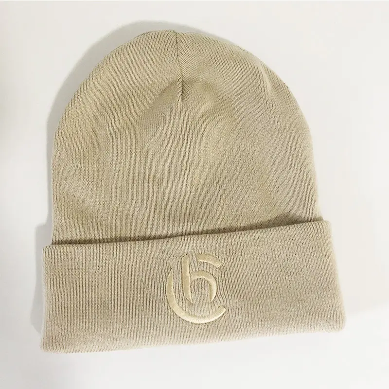 100% cotton beanies custom made logo with bamboo cotton lining hats