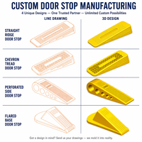 OEM ODM Cale de porte personnalisée, flexible, durable et multicolore