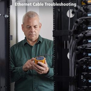 Fluke Networks MicroScanner PoE Kit Copper <b>Cable</b> Verifier Ethernet Analyzer With Remote IDs For Cat 5 6A <b>Cables</b> - Product Image 6