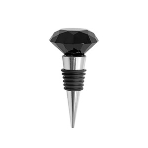 Crystal <b>Wine</b> Bottle Stopper Diamond Shape Sealing For Red <b>Wine</b> Champagne Gift - Product Image 2