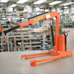 Gru Idraulica Compatta, Paranco Elettrico da <span class=keywords><strong>1</strong></span> Tonnellata con Rotazione a 360° °   Controlli Girevoli e Automatici per un Facile Utilizzo - Product Image 2