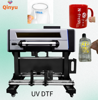 Nueva Impresora UV AB Film DTF con Laminador, Rollo a Rollo de 30 cm, Impresora de Etiquetas UV DTF, Impresora UV DTF A3 A2