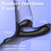 S-HANDE Dildos Vestibles, Juguetes Sexuales para Lesbianas, Juguetes para Parejas Adultas, Dildos sin Correa, Vibrador Vestible con 9 Vibraciones y Control Remoto
