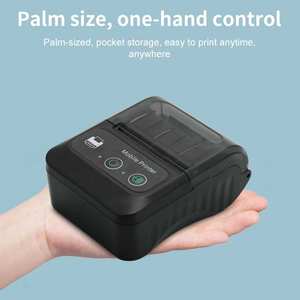 Impresora Térmica de Recibos y Códigos de Barras Portátil, Económica y Elegante, Inalámbrica, Bluetooth, de Mano, para Impresión de Facturas - Product Image 3