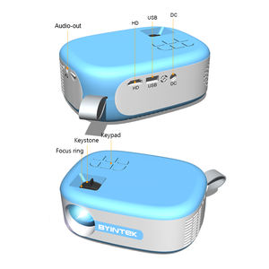 <span class=keywords><strong>Proyector</strong></span> LED LCD <span class=keywords><strong>Mini</strong></span> Barato <span class=keywords><strong>BYINTEK</strong></span> C520, <span class=keywords><strong>Proyector</strong></span> de Películas Portátil, Compatible con 1080P, <span class=keywords><strong>Proyector</strong></span> para Educación Infantil Temprana - Product Image 2