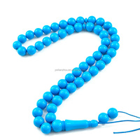 Vente en gros Arabie Saoudite Résine Arabe Ambre Tasbih Compteur Personnalisé 10mm 51 Chapelet de Prière Musulman