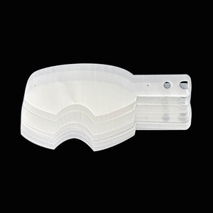 Film de protection laminé transparent <span class=keywords><strong>2</strong></span> x 7 pour lunettes de moto tout-terrain MX Optics, compatible avec les masques de moto tout-terrain - Product Image 3