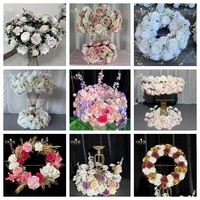 Guirlande de fleurs en soie OLER de haute qualité pour centres de table, décoration intérieure, Pâques, Thanksgiving, Noël - Décorations de table durables