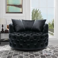 Fauteuil simple décontracté de design italien pour salon, chambre, hôtel, club, bar, café, chaises de loisirs modernes en velours