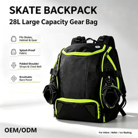 Équipement de sport de voyage personnalisé sac à dos pour patins de hockey sur glace à roulettes sac de patinage de vitesse pour bottes de ski et casque