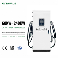 Estaciones de Carga Rápida para Vehículos Eléctricos de 60kW, 120kW y 160kW, CCS2, Doble GB/T, Montaje en Suelo, Cargador para Vehículos Eléctricos