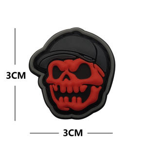 PVC Epoxy Mini Kleine lustige und fossile Dinosaurier Skelett Hakens ch laufe Abzeichen für Kleidung Hüte und Taschen Personal isierte Dekoration - Product Image 4