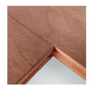 Autumn Brown Flat Walnut Anti Scratch Mehr schicht iger Holzfußboden