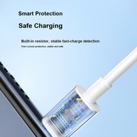 Câble USB-C vers USB-C 6A avec puce E-Marker, charge rapide Type-C 100W, câble de données TPE pour téléphone Android, 1M 2M, OEM ODM, vente en gros