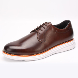Nouvelles chaussures décontractées pour hommes, <span class=keywords><strong>style</strong></span> Derby, légères, antidérapantes, à lacets, pour toutes les saisons - Product Image 1