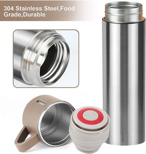 Set <span class=keywords><strong>de</strong></span> Regalo <span class=keywords><strong>de</strong></span> Termo <span class=keywords><strong>de</strong></span> Doble Pared <span class=keywords><strong>de</strong></span> 500 ml, Termo <span class=keywords><strong>de</strong></span> Acero Inoxidable 304 <span class=keywords><strong>para</strong></span> Exteriores, Botella Portátil con 2 <span class=keywords><strong>Tazas</strong></span> Adicionales - Product Image 6