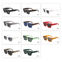 OMELLE 2024 nouveau style de lunettes de soleil personnalisées lunettes de soleil de haute qualité monture épaisse acétate lunettes de soleil polarisées