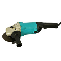 Meuleuse d'angle électrique portable professionnelle haute vitesse pour découpe et ponçage, avec longue poignée