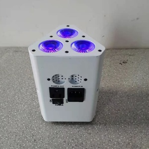 Projecteurs à batterie <span class=keywords><strong>SFR</strong></span> Uplight 3x12W RGBWA+UV 6-en-1 DMX512 avec télécommande sans fil 2.4G WiFi pour mariages, fêtes, clubs et bars - Product Image 2