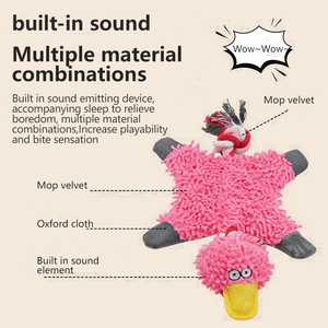 ของเล่นสุนัขกัดเคี้ยวของเล่นส่งเสียงได้ของเล่นสำหรับกัดทำความสะอาดฟันสุนัขแบบกำหนดเองได้ - Product Image 2