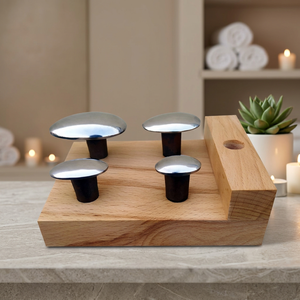 Juego de Punzones de Cúpula SUNTOOLS/STIPL Modelo 294H de Alta Calidad con 4 Matrices de Madera para Joyería y Fabricación de Moldes - Product Image 4